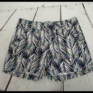 BANANA REPUBLIC • Sz 2 Palm Shorts EUC Black Blue
